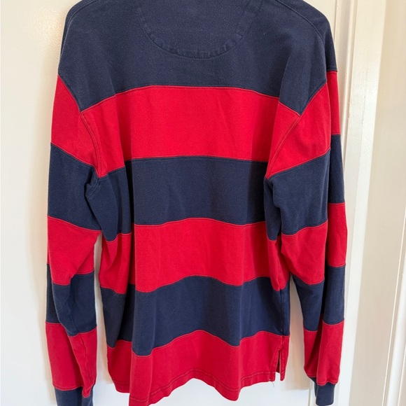 Ralph Lauren Red and Blue Casual Button Down Shirt - Picture 2 of 3